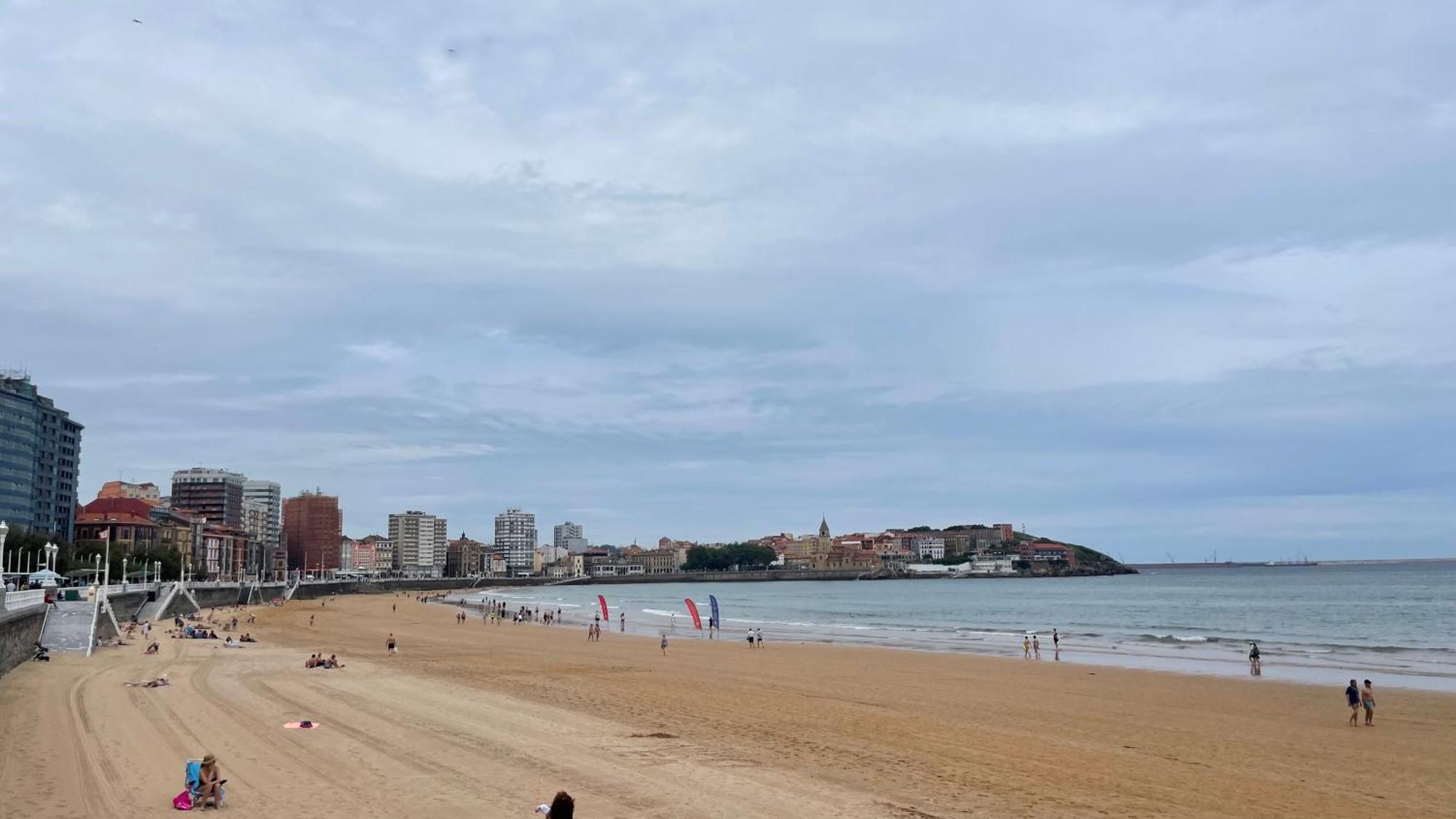 Apartamento Playa De Хихон Экстерьер фото