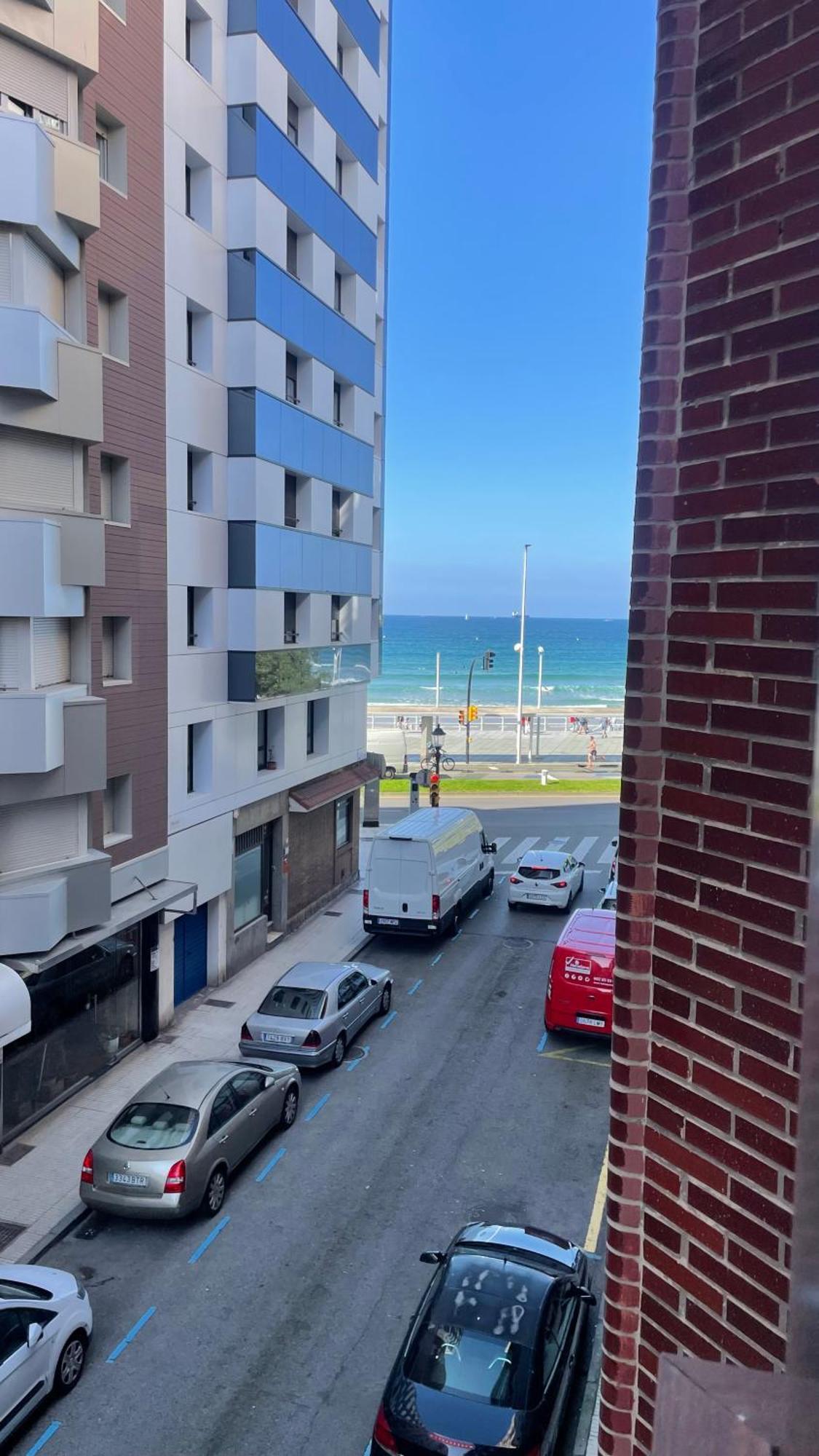 Apartamento Playa De Хихон Экстерьер фото